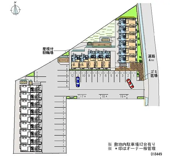 ★手数料０円★和歌山市中島 月極駐車場